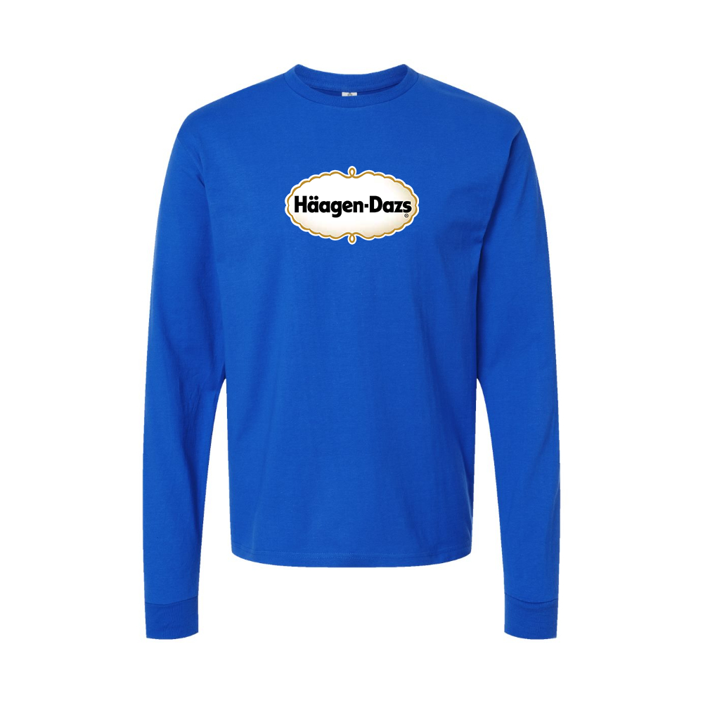 Youth Haagen Dazs Logo Cotton Long Sleeve T-Shirt