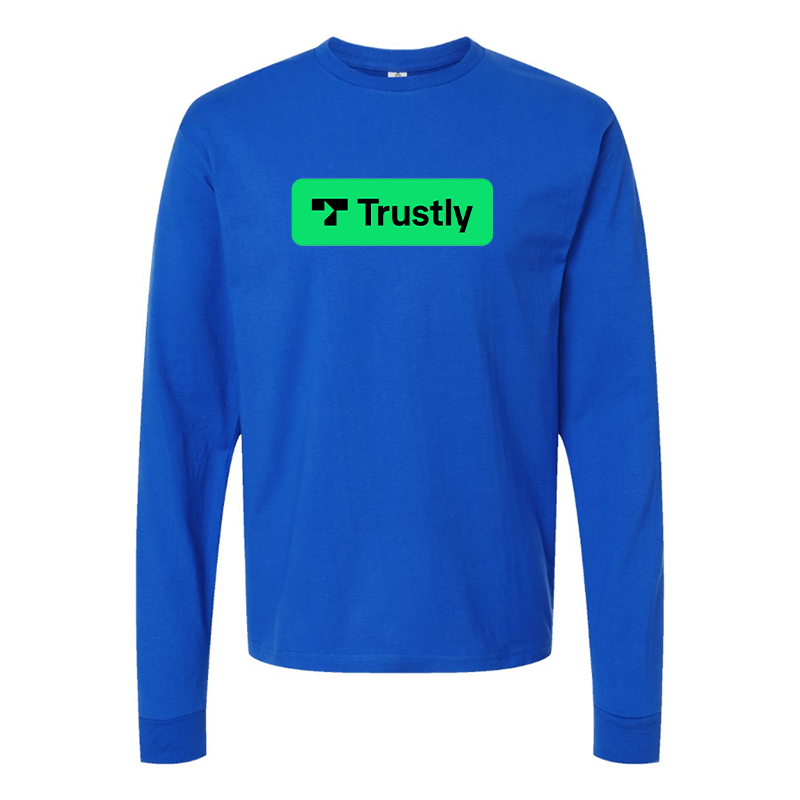 Men's Trustly Horizontal Logo Long Sleeve T-Shirt