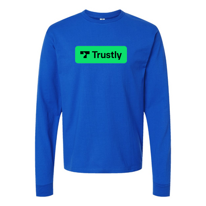 Men's Trustly Horizontal Logo Long Sleeve T-Shirt