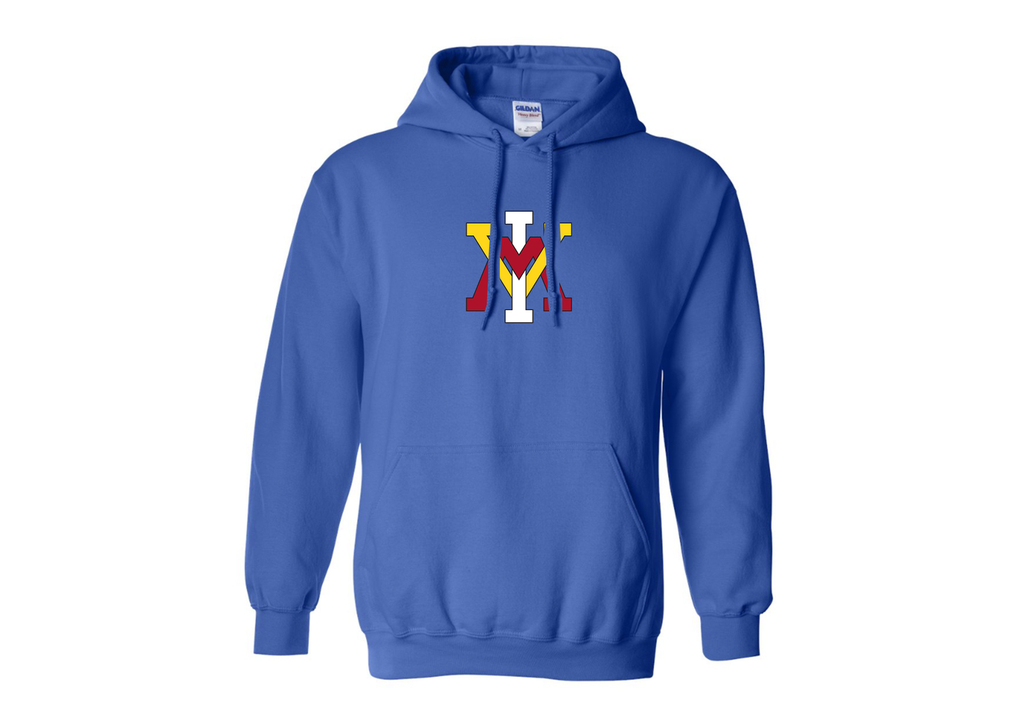 Men's VMI Keydets Gildan  Heavy Blend Hooded Sweatshirt