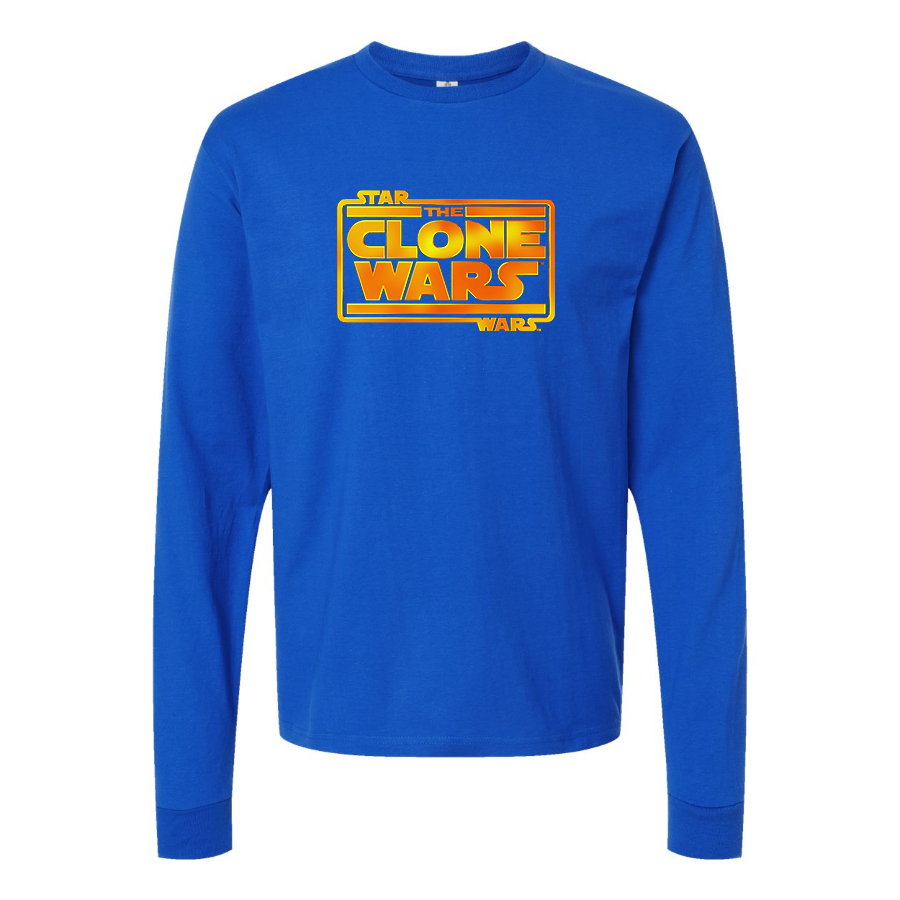 Men's The Clone wars Logo Long Sleeve T-Shirt