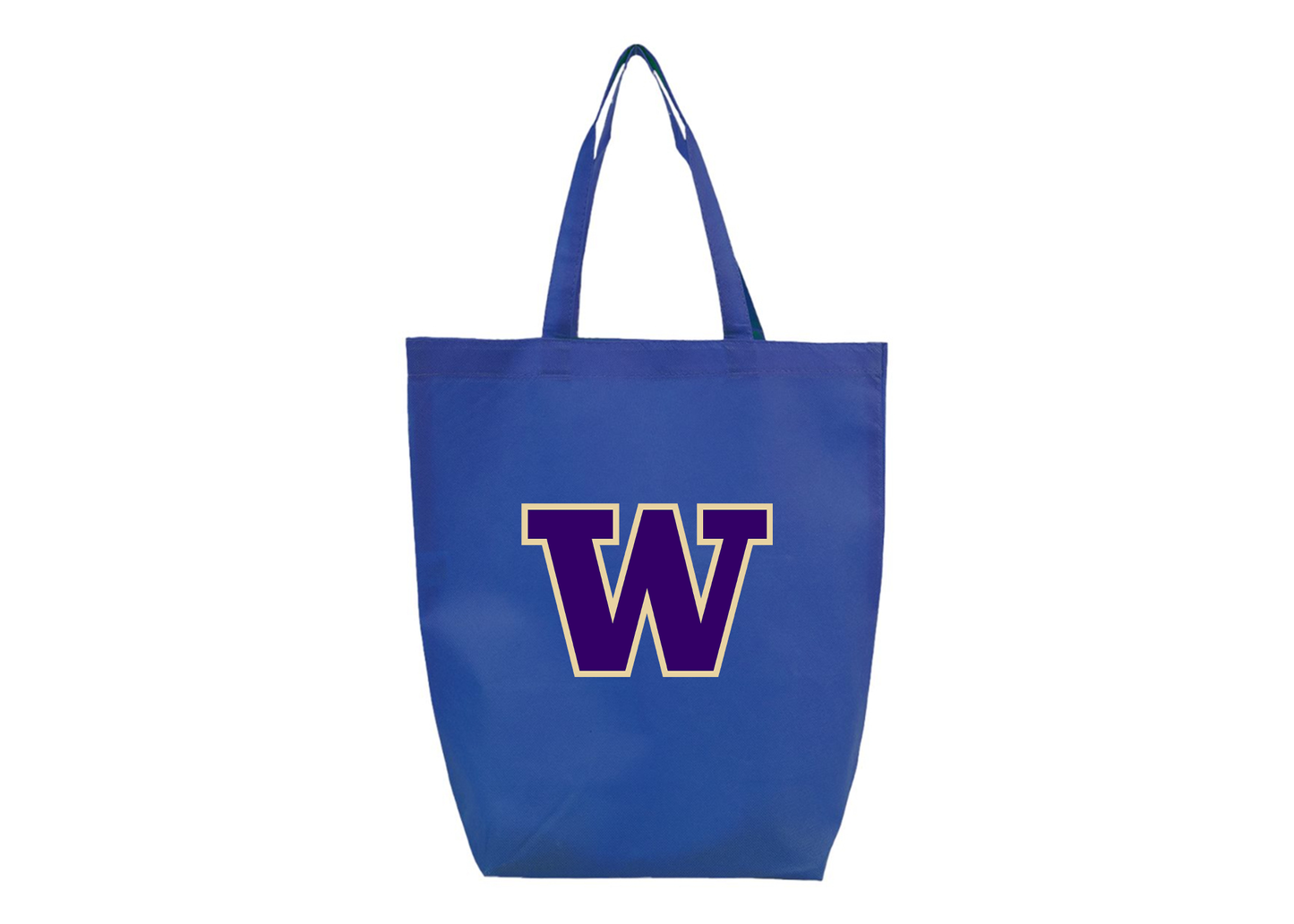 Washington Huskies Q-Tees Non-Woven Gusset Bottom Tote