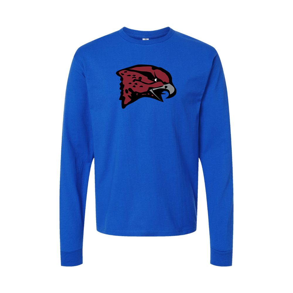 Youth Maryland Eastern Shore Hawks Logo Cotton Long Sleeve T-Shirt