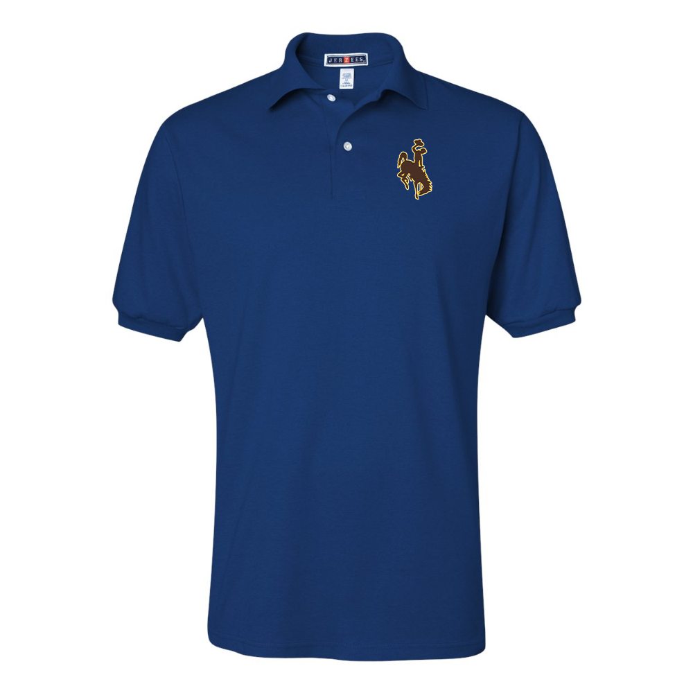 Men's Wyoming Cowboys JERZEES  SpotShield polo