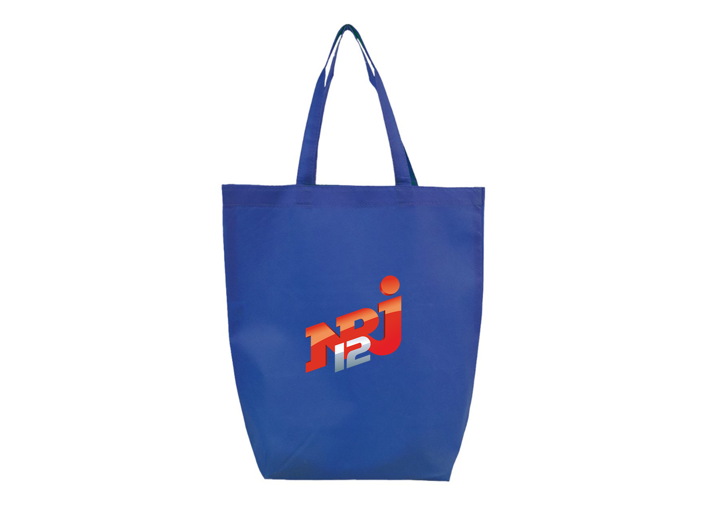 NRJ 12 Logo Q-Tees Non-Woven Gusset Bottom Tote
