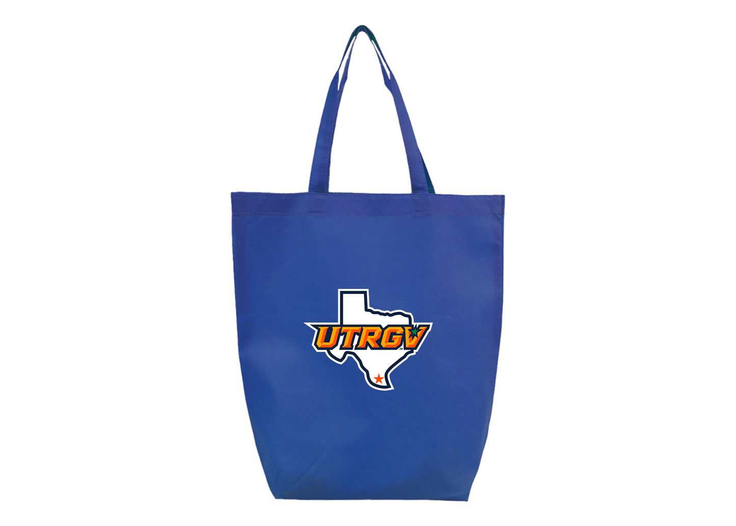 UTRGV Vaqueros Q-Tees Non-Woven Gusset Bottom Tote