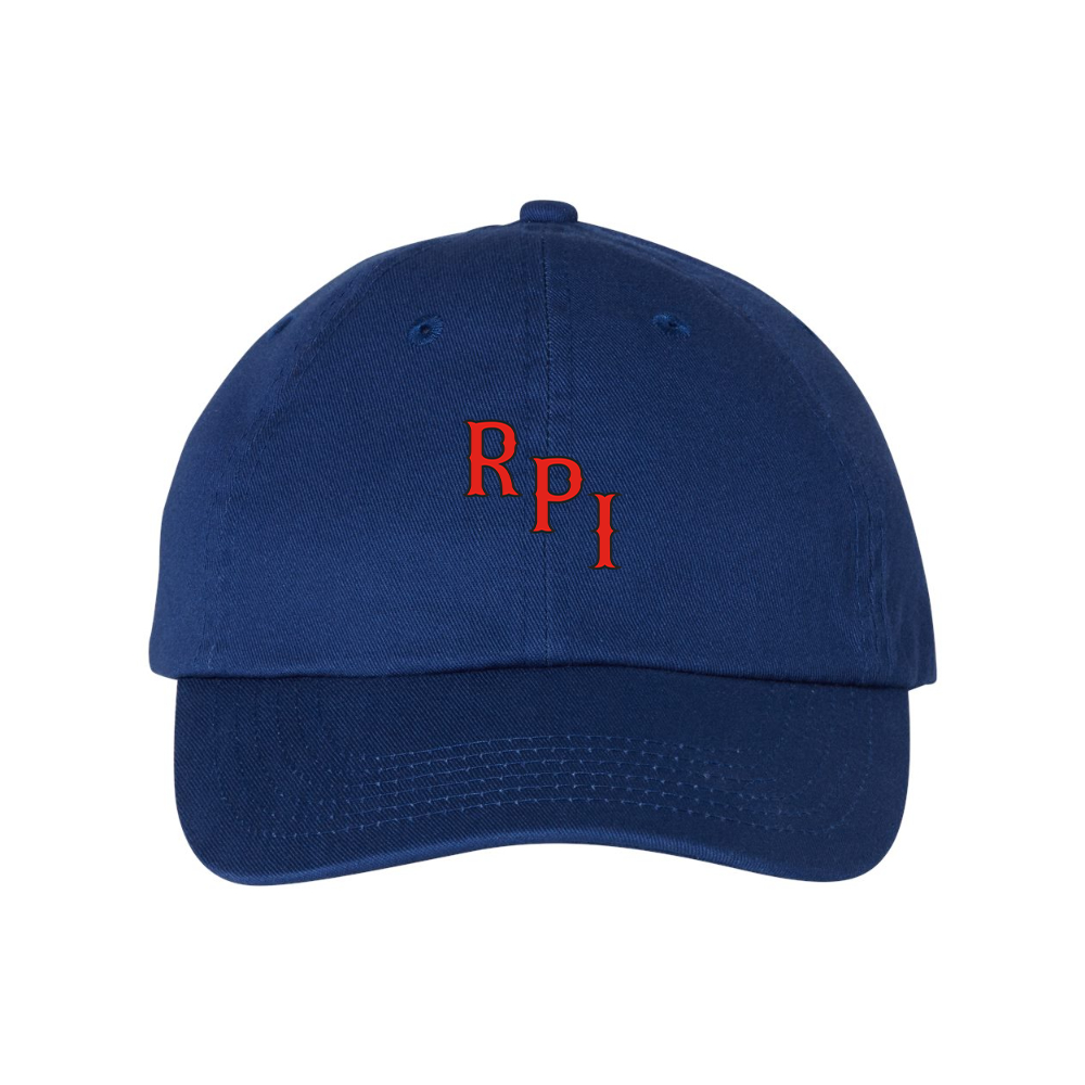 RPI Engineers Logo  Valucap Adult Bio-Washed Classic Dad Hat