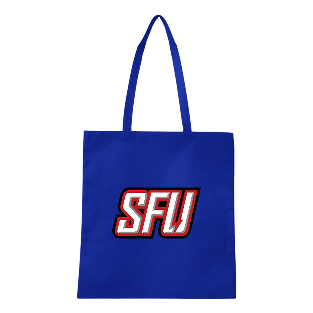 Saint Francis Red Flash Logo Q-Tees Non-Woven  Tote