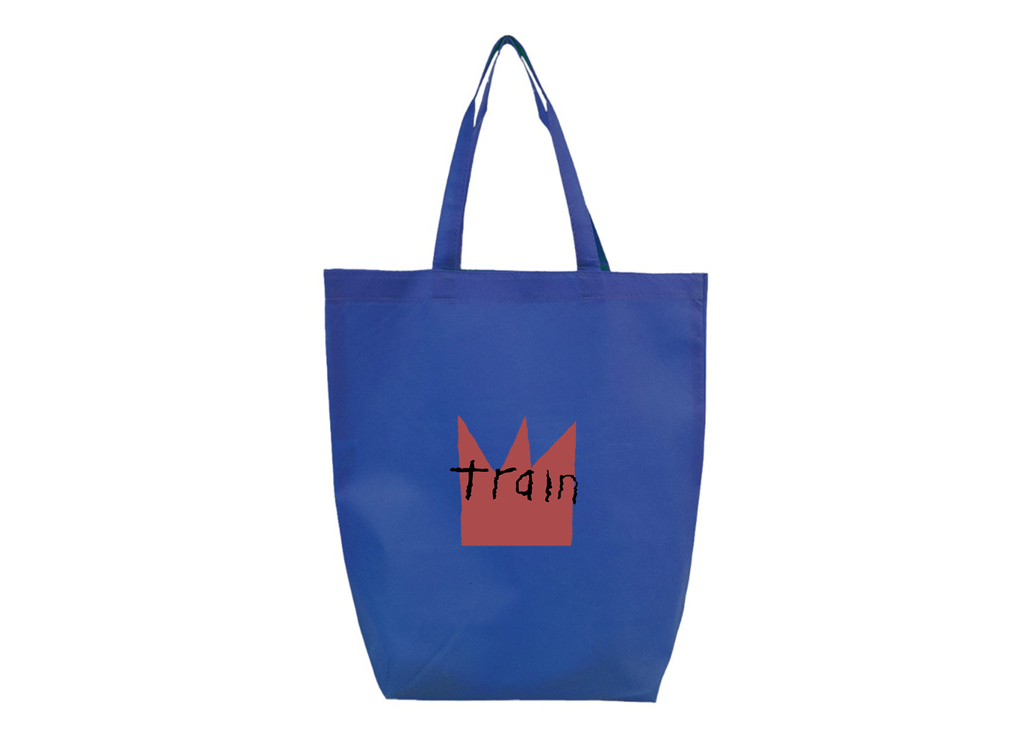 Train Q-Tees Non-Woven Gusset Bottom Tote