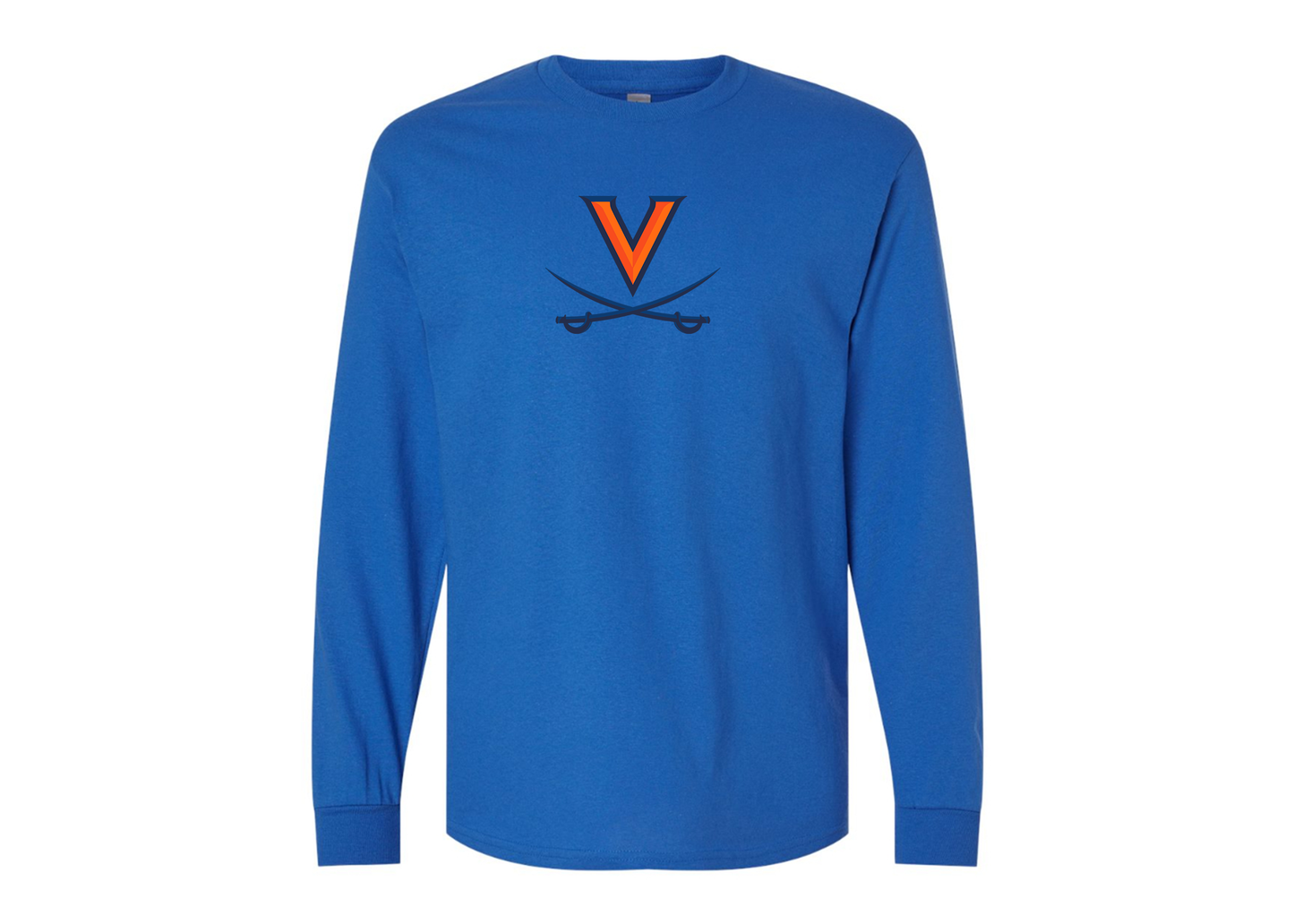 Men's Virginia Cavaliers Gildan Heavy Cotton Long Sleeve T-Shirt