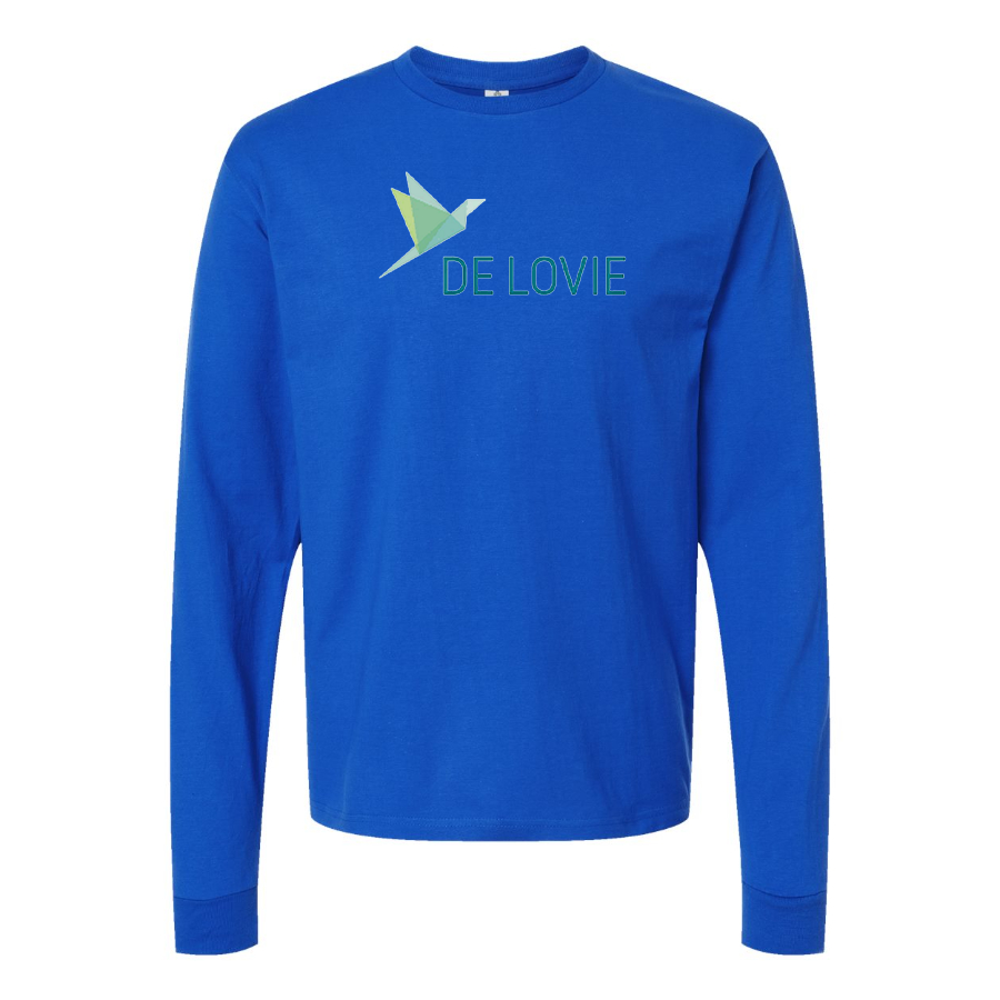 Men's De Lovie Logo Long Sleeve T-Shirt