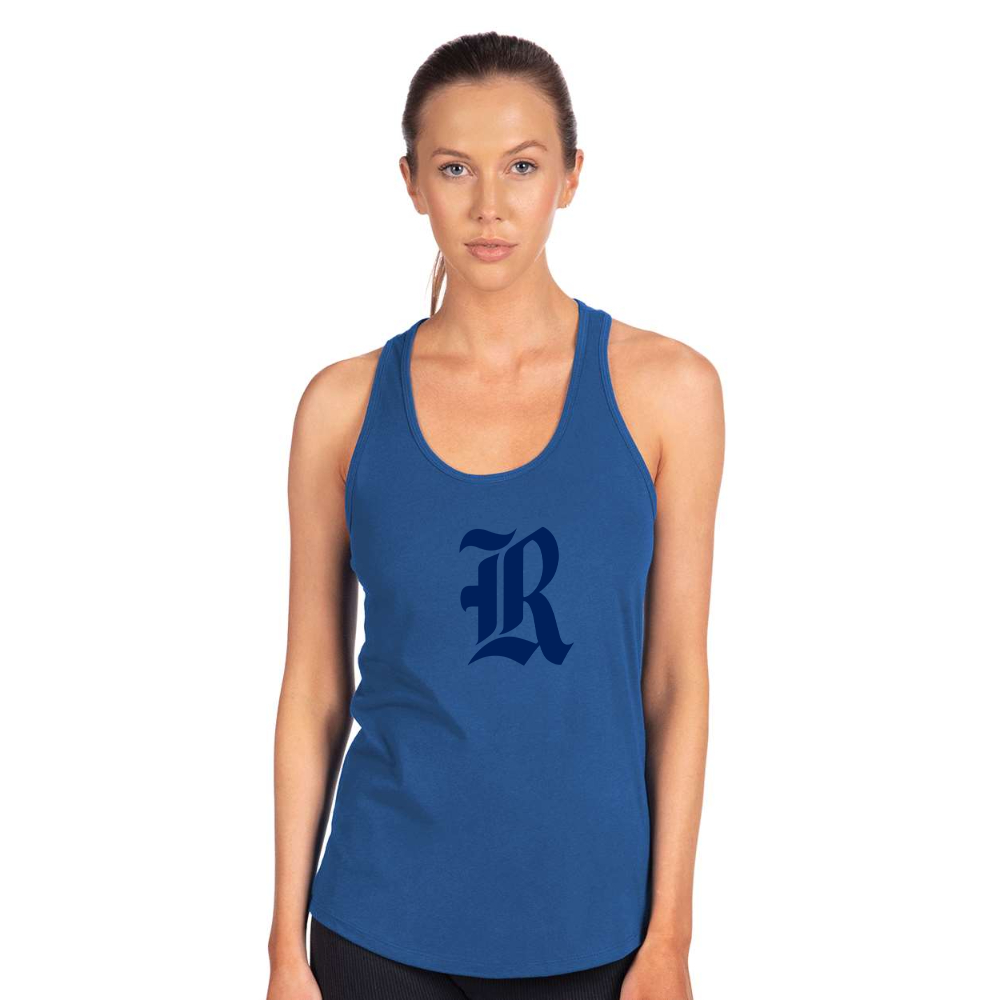 Women's Rice Owls Logo Next Level Ideal Racerback Tank