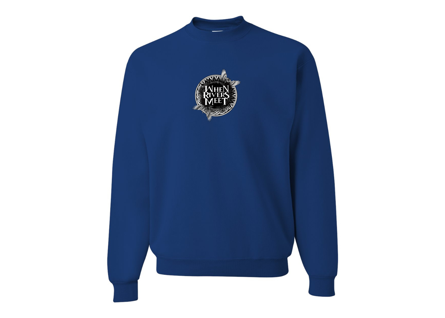 Men's When Rivers Meet JERZEES NuBlend Crewneck Sweatshirt