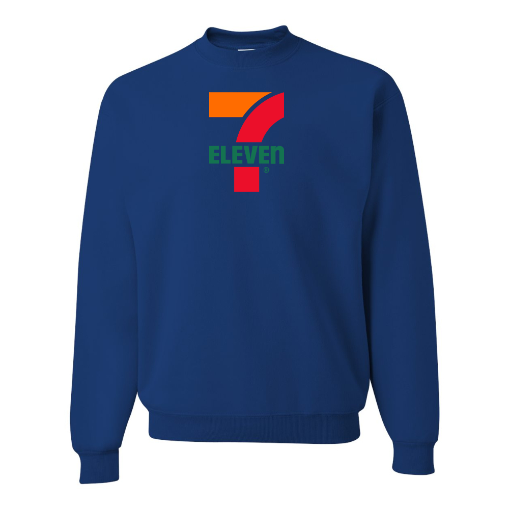 Men's 7 Eleven Logo  JERZEES NuBlend Crewneck Sweatshirt