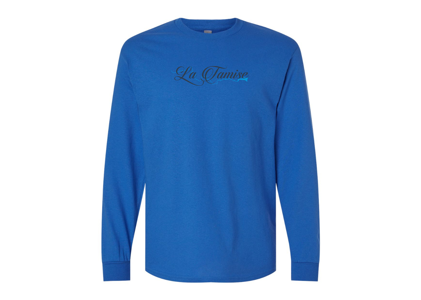Men's La Tamise Logo Gildan Heavy Cotton Long Sleeve T-Shirt