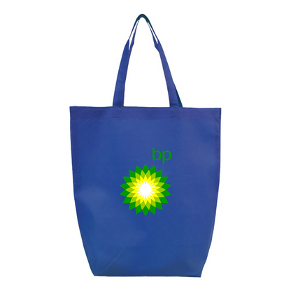 BP Oil Logo Q-Tees Non-Woven Gusset Bottom Tote