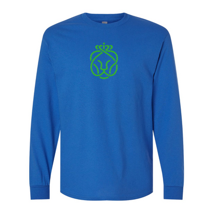 Men's Ahold Delhaize Symbol Gildan Heavy Cotton Long Sleeve T-Shirt