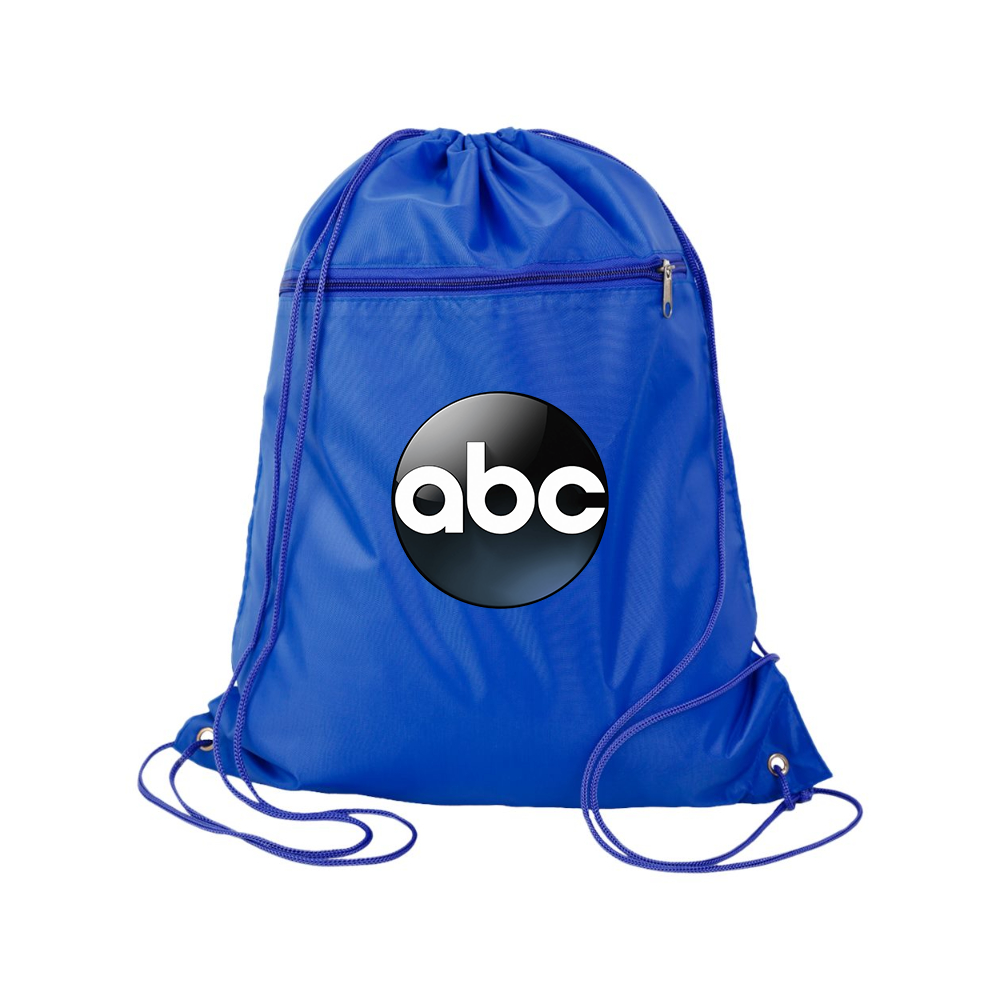 Abc Logo Q-Tees - Polyester Cinchpack