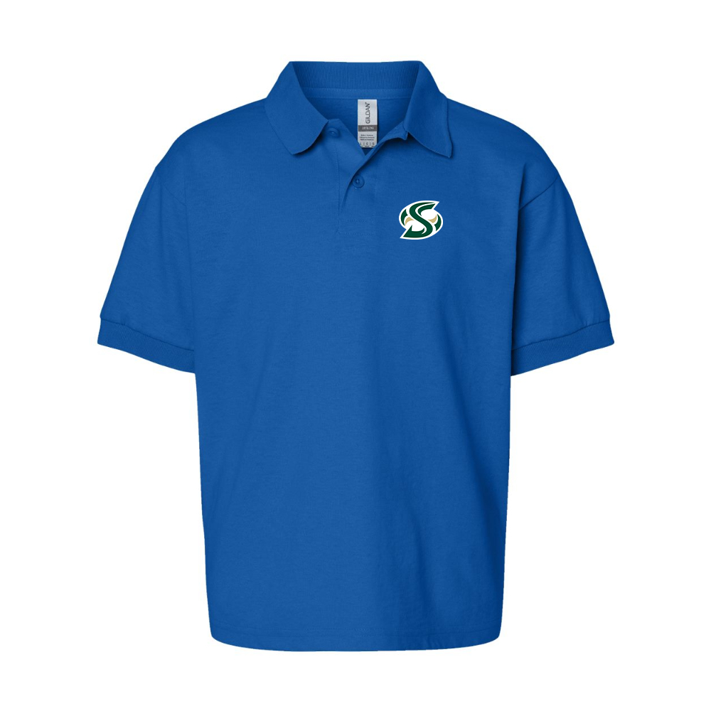 Youth Sacramento State Hornets Logo  Gildan Dry Blend Jersey Polo