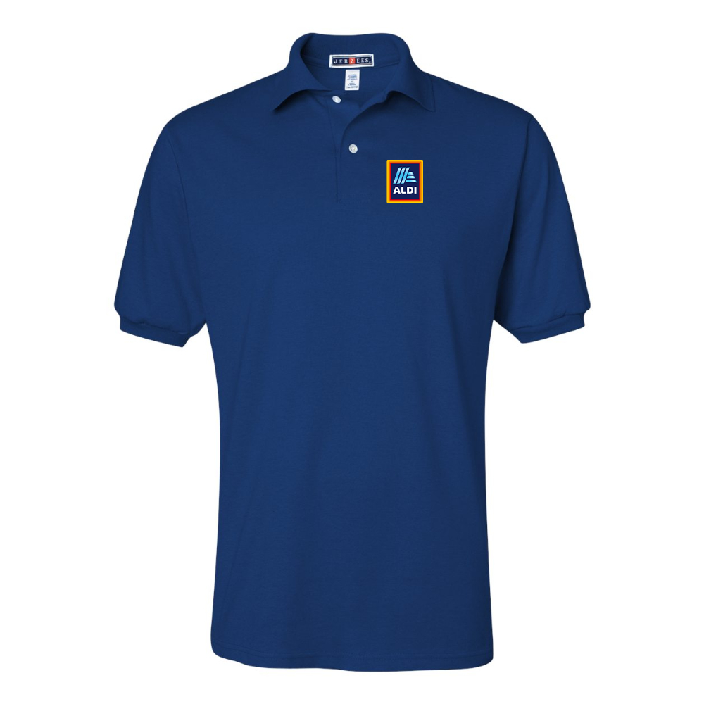 Men's Aldi Logo JERZEES  SpotShield polo