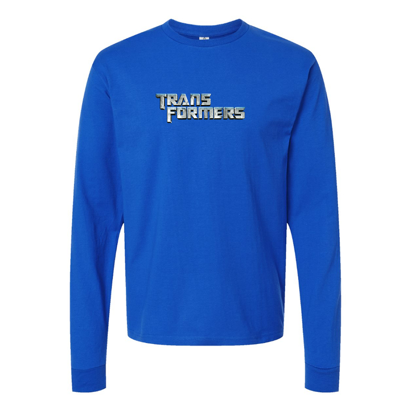 Youth Transformers Logo Cotton Long Sleeve T-Shirt