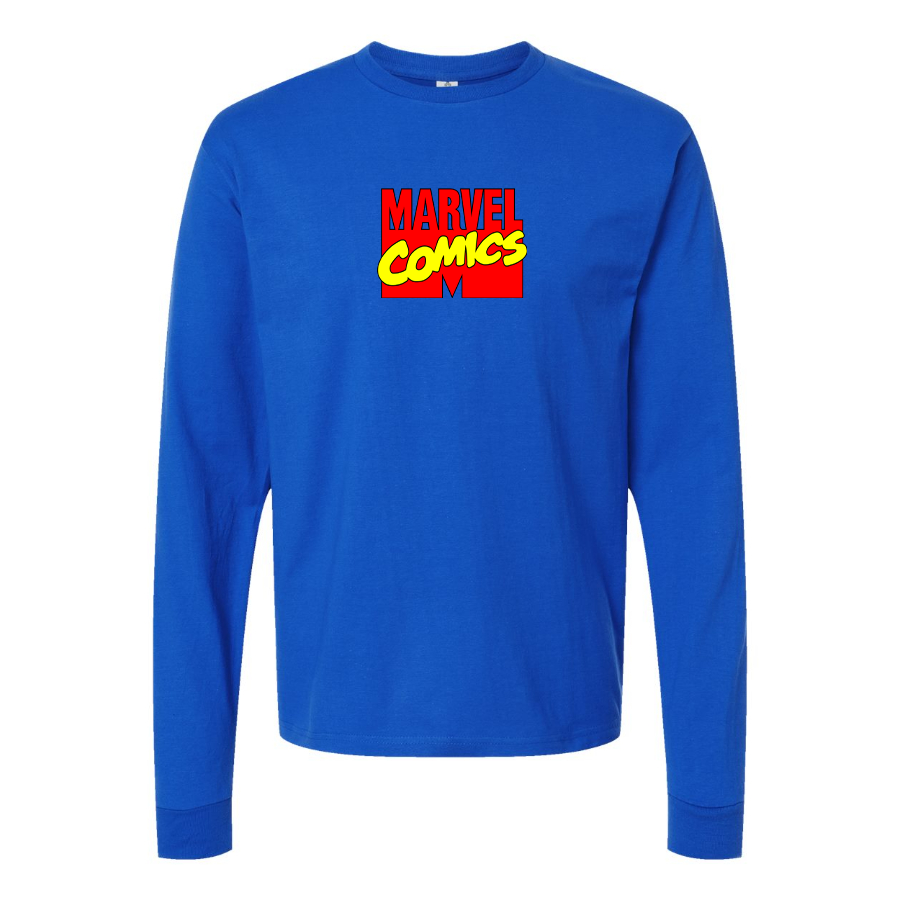 Youth Marvel Comics Logo Cotton Long Sleeve T-Shirt