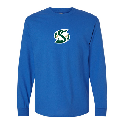 Men's Sacramento State Hornets Logo  Gildan Heavy Cotton Long Sleeve T-Shirt