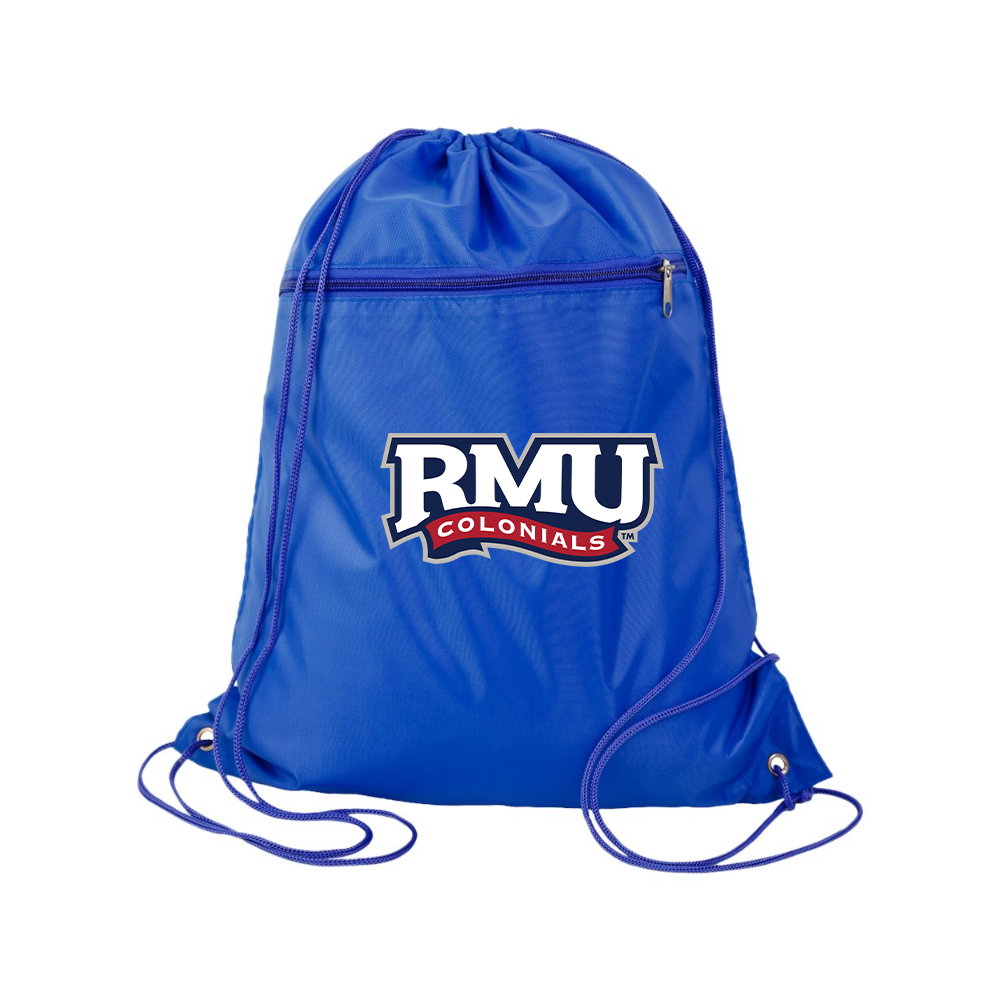 Robert Morris Colonials Logo Q-Tees - Polyester Cinchpack