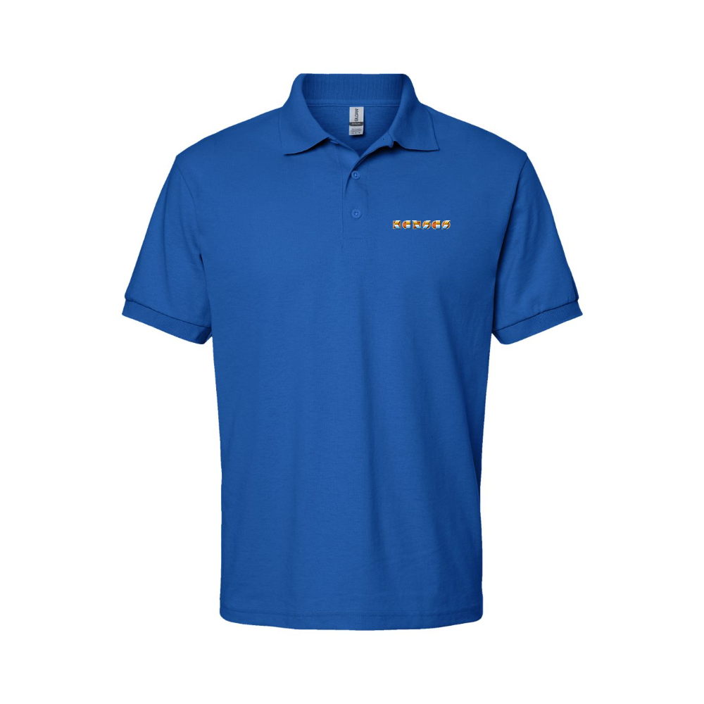 Men's Kansas Logo Dry Blend Polo