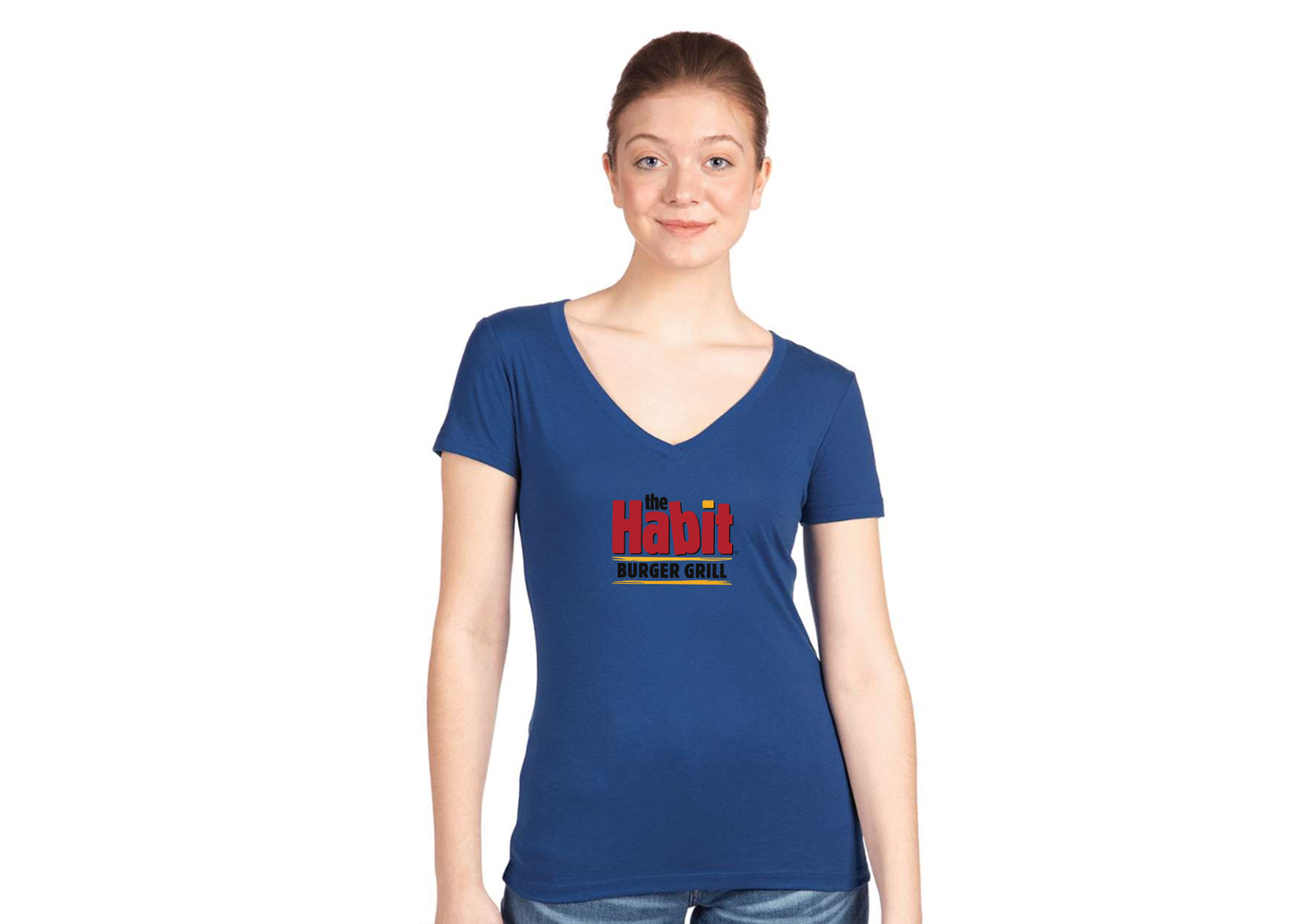 Women's The Habit Burger Grill Next Level V-Neck T-Shirt