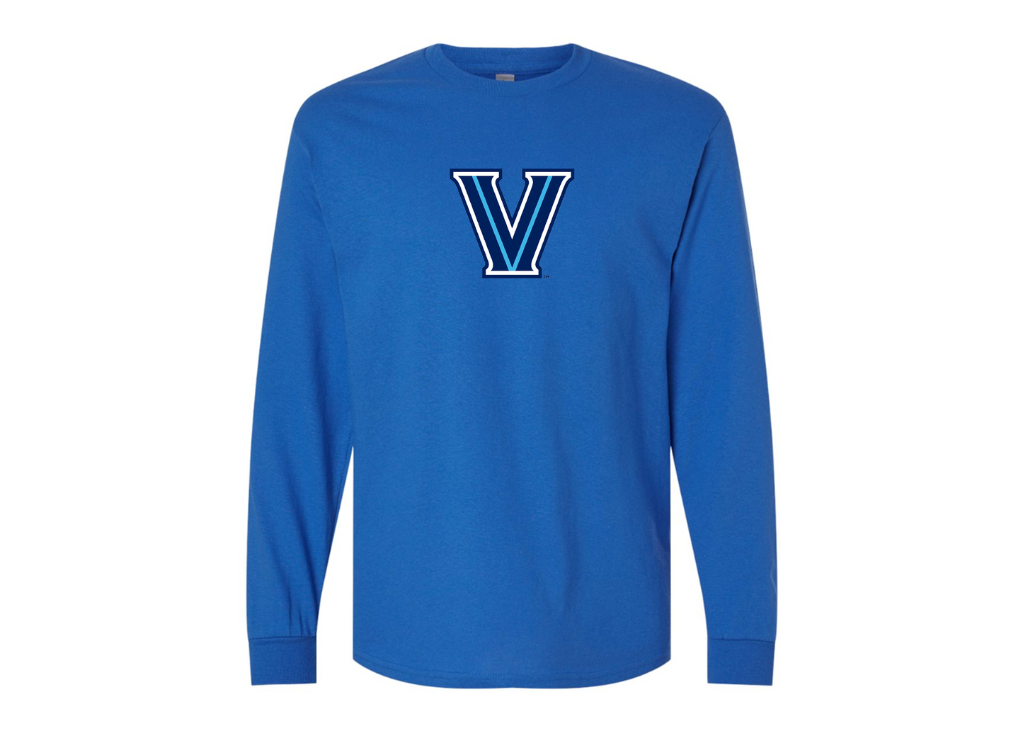 Men's Villanova Wildcats Gildan Heavy Cotton Long Sleeve T-Shirt