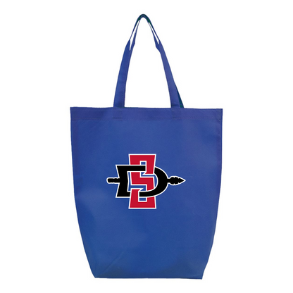 San Diego State Aztecs Logo Q-Tees Non-Woven Gusset Bottom Tote