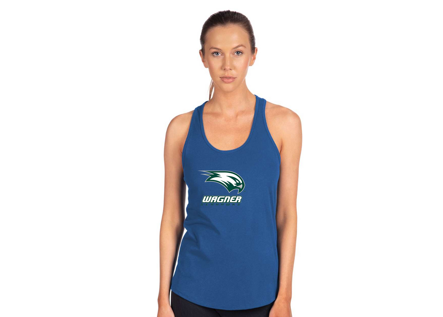 Women's Wagner Seahawks Next Level Ideal Racerback Tank
