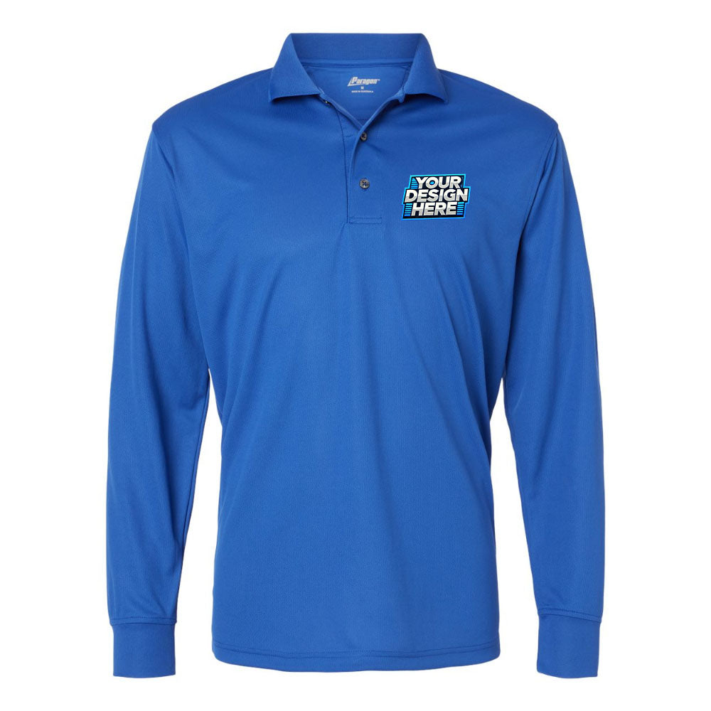 Customize - Paragon - Prescott Long Sleeve Polo - 110