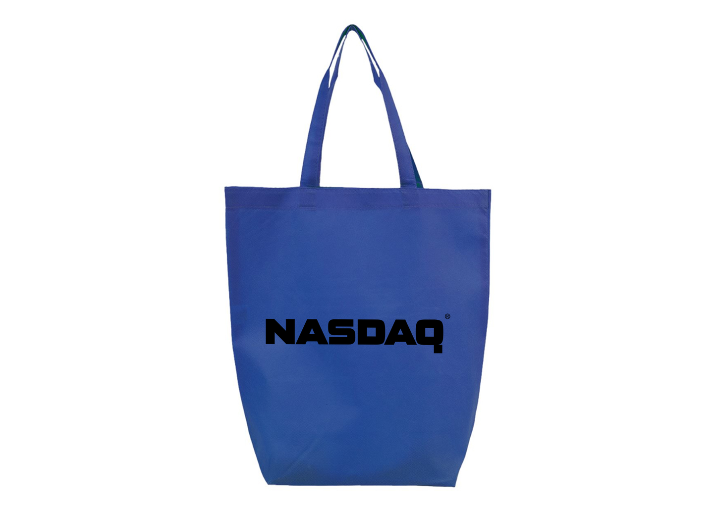 Nasdaq Logo Q-Tees Non-Woven Gusset Bottom Tote