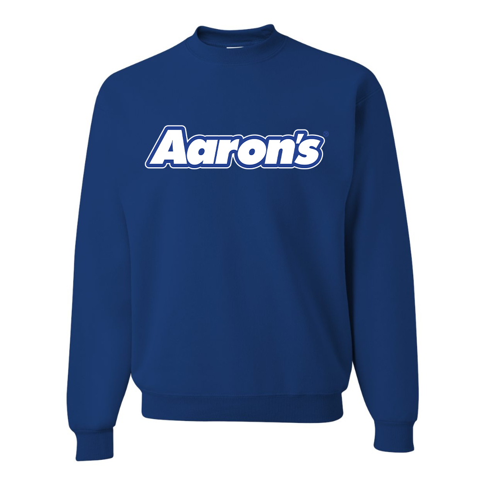 Men's Aaron_s Logo  JERZEES NuBlend Crewneck Sweatshirt