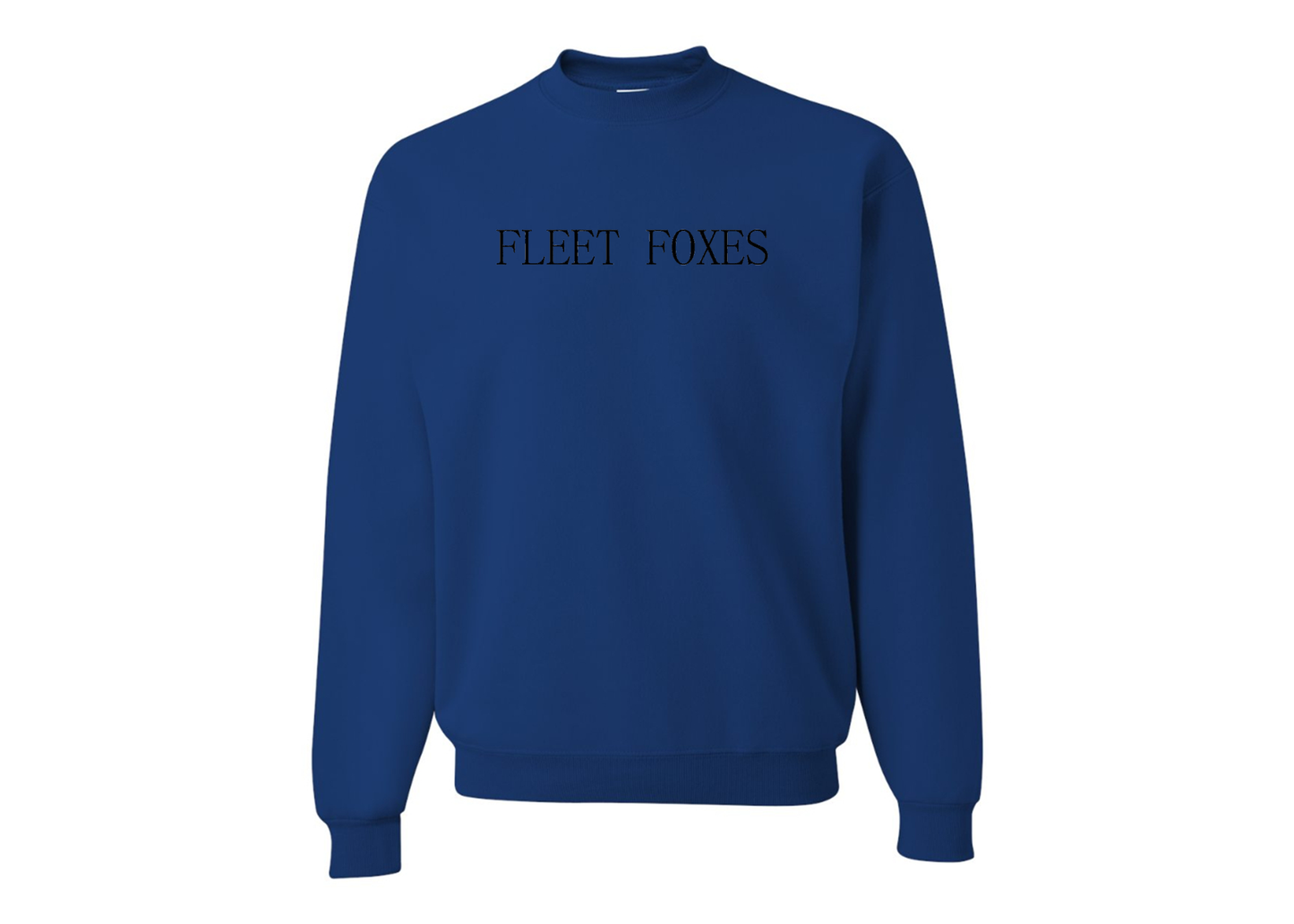 Men's Fleet Foxes Logo  JERZEES NuBlend Crewneck Sweatshirt