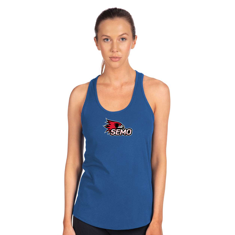 Women's SEMO Redhawks Logo Next Level Ideal Racerback Tank