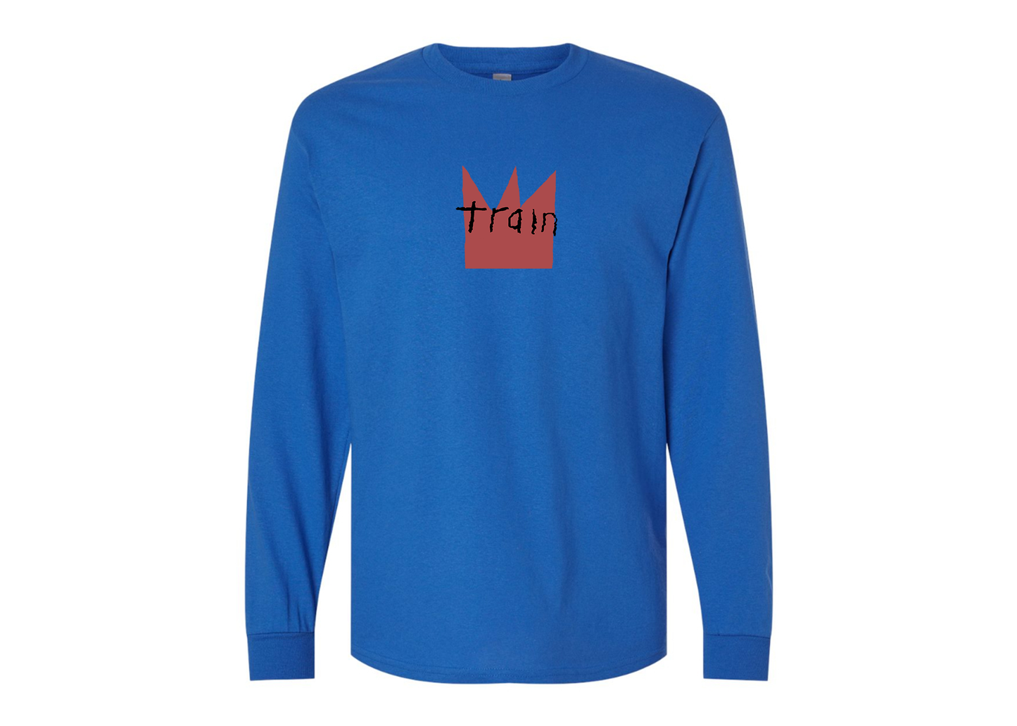 Men's Train Gildan Heavy Cotton Long Sleeve T-Shirt
