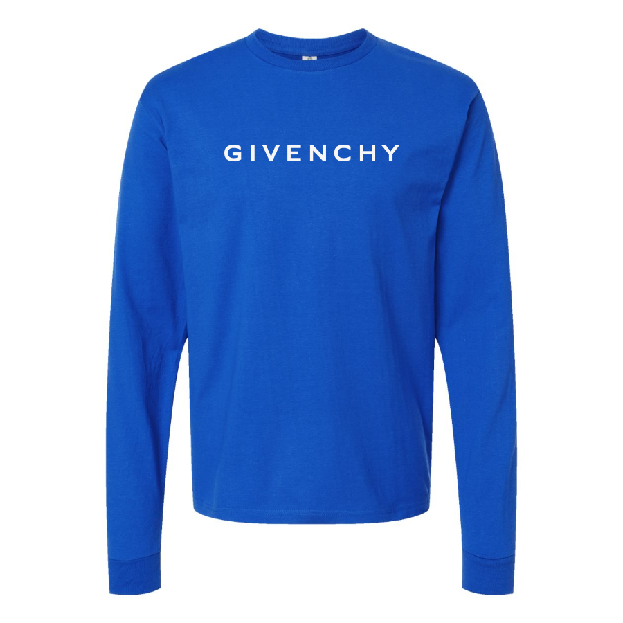 Youth Givenchy Logo Cotton Long Sleeve T-Shirt