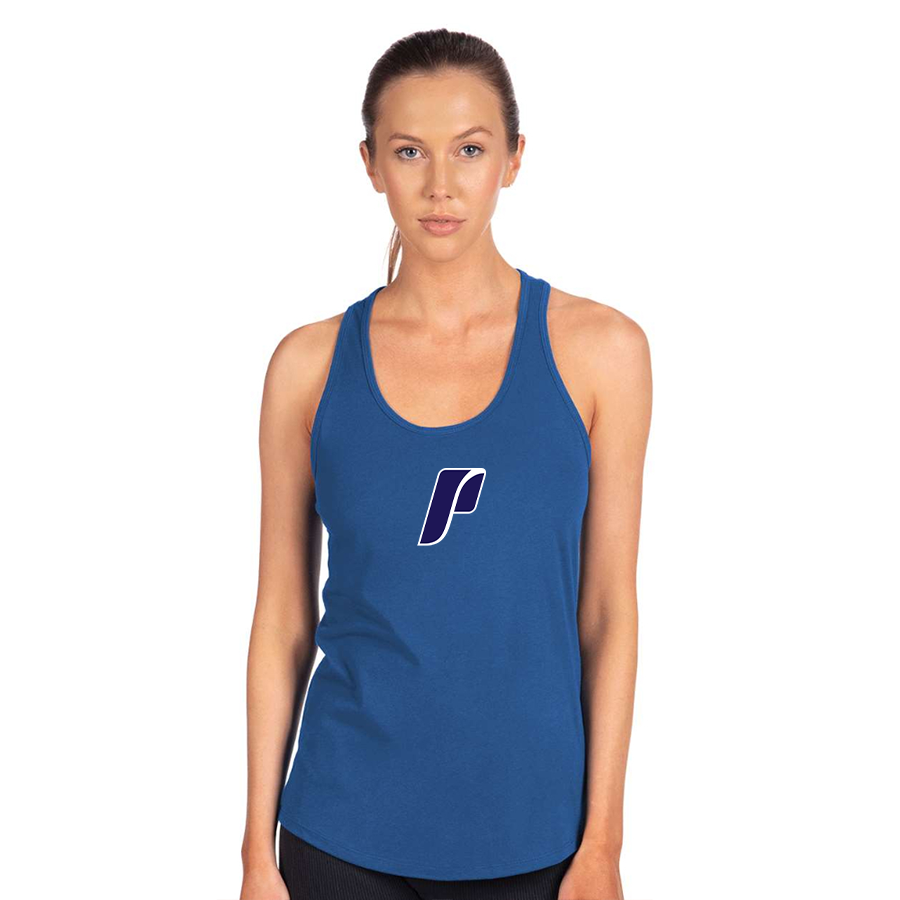 Women's Portland Pilots Logo Next Level Ideal Racerback Tank
