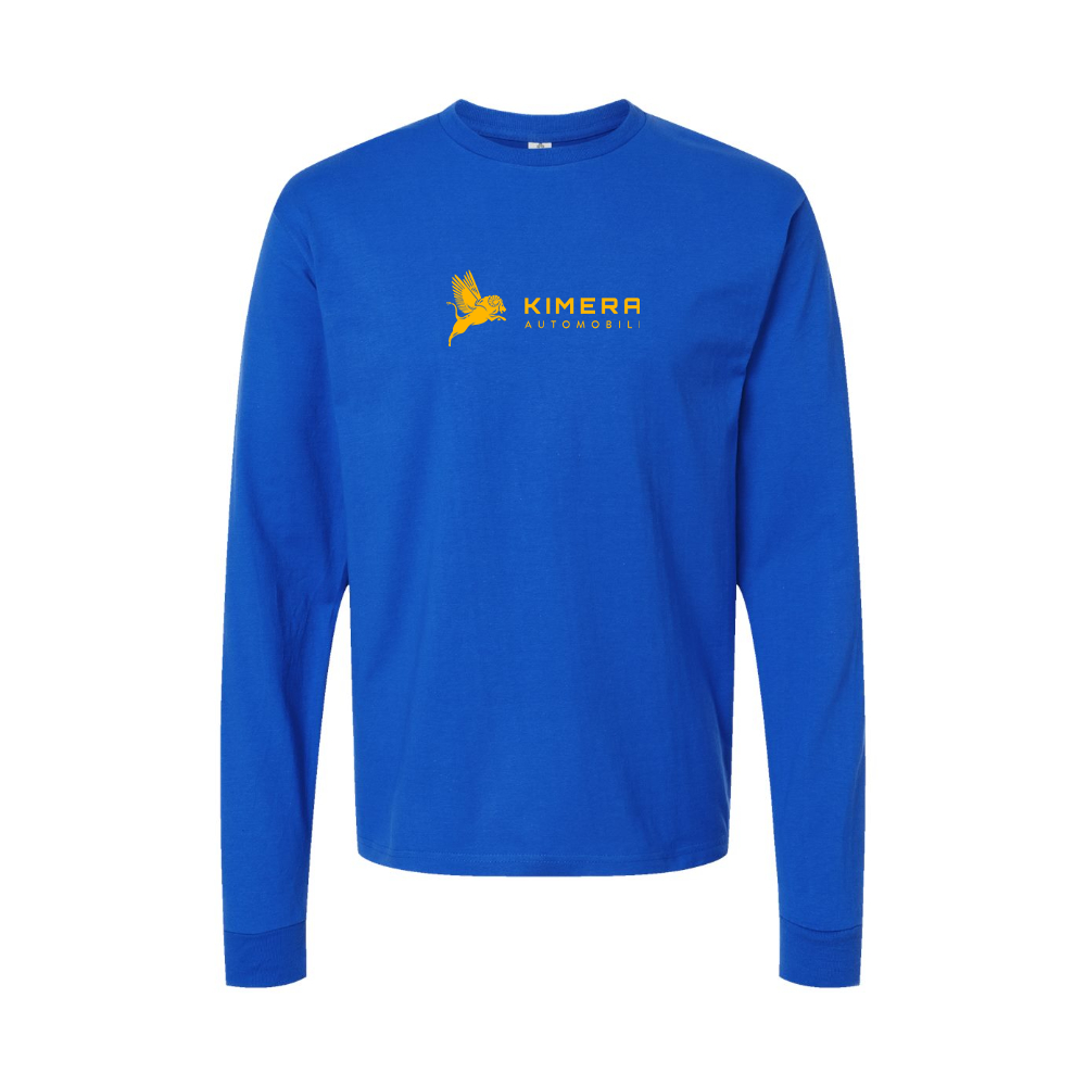 Youth Kimera Automobili Logo Cotton Long Sleeve T-Shirt