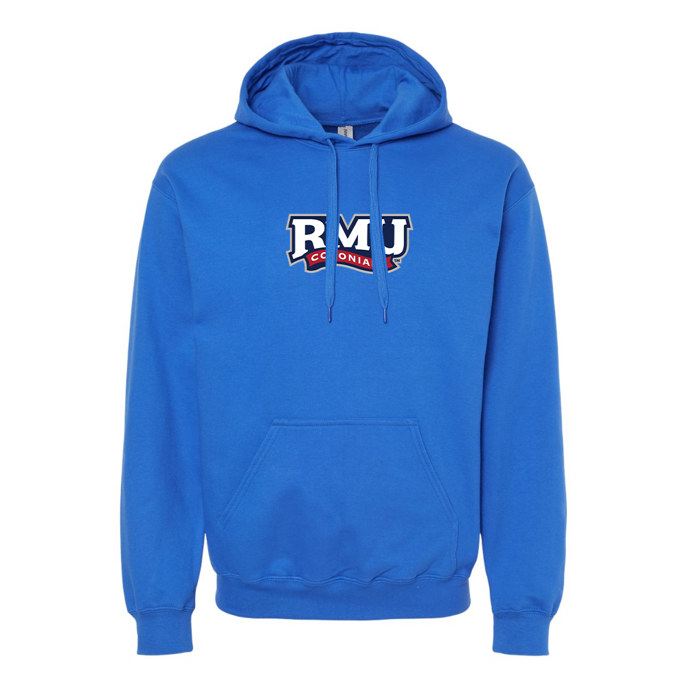 Men's Robert Morris Colonials Logo Softstyle Midweight Hooded Sweatshirt