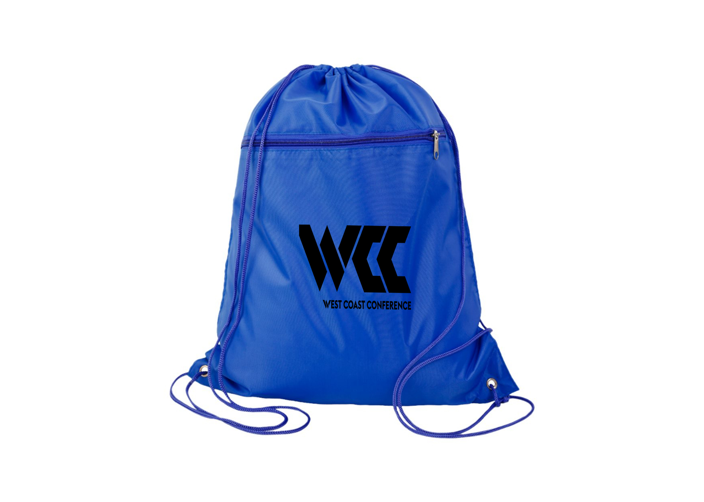 West Coast Conference Q-Tees - Polyester Cinchpack