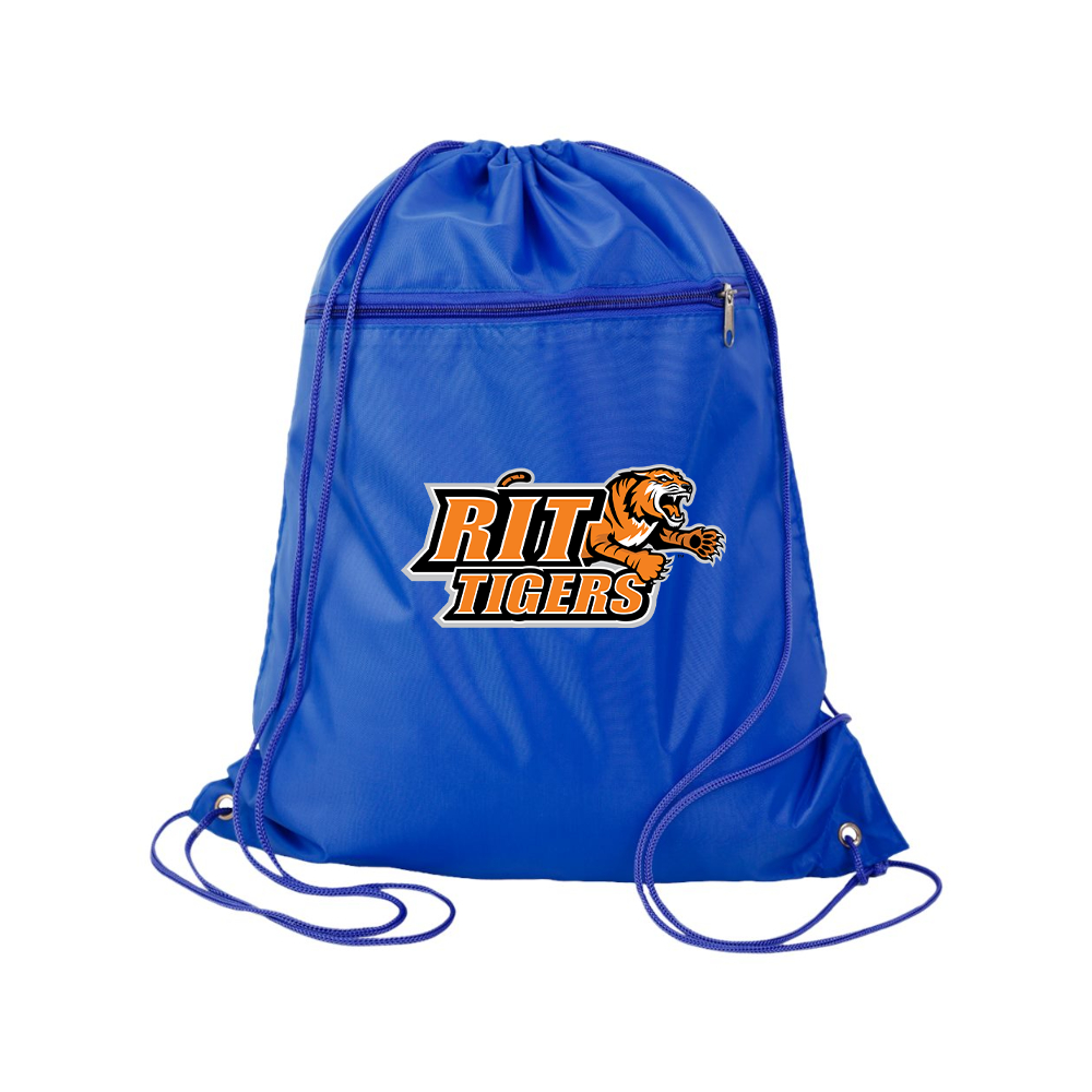 RIT Tigers Logo Q-Tees - Polyester Cinchpack