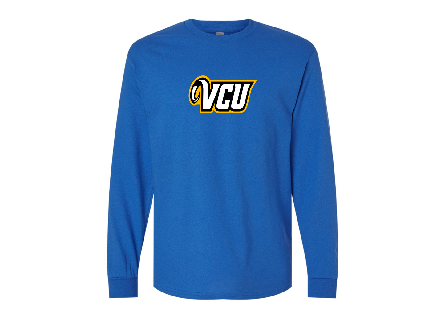 Men's Virginia Commonwealth Rams Gildan Heavy Cotton Long Sleeve T-Shirt