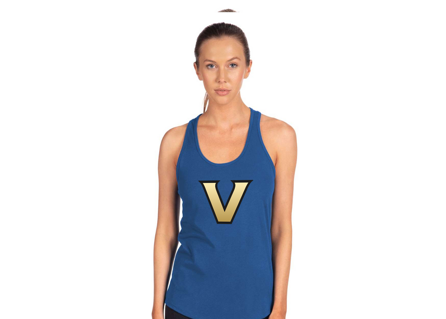 Women's Vanderbilt Commodores Next Level Ideal Racerback Tank