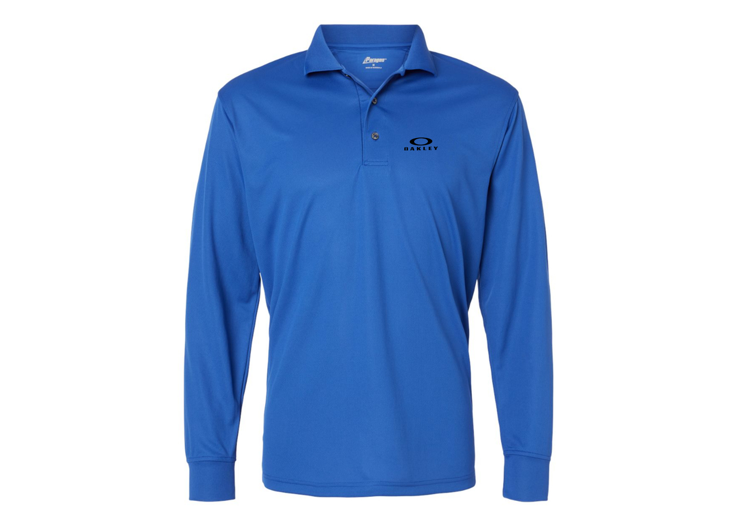 Men's Oakley Logo Paragon Prescott Long Sleeve Polo