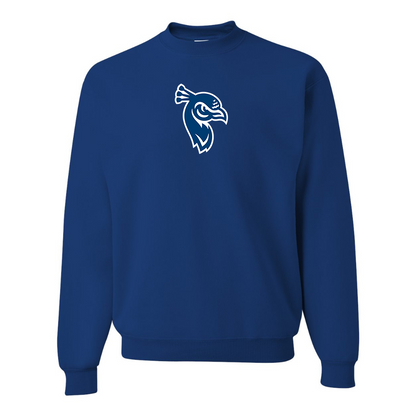 Men's Saint Peters Peacocks Logo JERZEES NuBlend Crewneck Sweatshirt