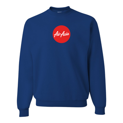 Men's Air Asia Logo  JERZEES NuBlend Crewneck Sweatshirt